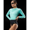 Nike Women’s Hydroguard Dri-fit Uv Long Sleeve Top(Bleached Turq/Bleached Turq)