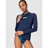 Nike Women’s Hydroguard Dri-fit Uv Long Sleeve Top(Midnight Navy)