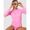 Nike Women’s Hydroguard Dri-fit Uv Long Sleeve Top(Pink Glow/Pink Glow)