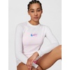 Nike Women’s Hydroguard Dri-fit Uv Long Sleeve Top(White)