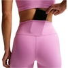 Nike Women’s One High-Waisted 5″ Bike Shorts(Light Magenta/White)