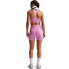 Nike Women’s One High-Waisted 5″ Bike Shorts(Light Magenta/White)