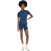 Nike Women’s One High-Waisted 5″ Bike Shorts(Midnight Navy/White)