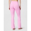 Nike Women’s One High-Waisted Flared Leggings(Pink Rise/White)