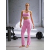 Nike Women’s One High-Waisted Flared Leggings(Pink Rise/White)