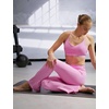 Nike Women’s One High-Waisted Flared Leggings(Pink Rise/White)