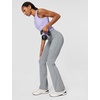 Nike Women’s One High-Waisted Flared Leggings(Smoke Grey/Heather/White)