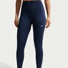 Nike Women’s One High-Waisted Seamless Tight(Midnight Navy/White)