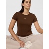 Nike Women’s Sportswear Chill Knit T-Shirt(Cacao Wow)