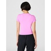 Nike Women’s Sportswear Chill Knit T-Shirt(Light Magenta/White)