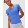 Nike Women’s Sportswear Chill Knit T-Shirt(Light Medium Blue/White)