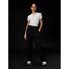 Nike Women’s Sportswear Classic Mid-Rise Open-Hem Pants(Black/Sail)