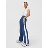 Nike Women’s Sportswear Classic Mid-Rise Open-Hem Pants(Mystic Navy/White/Sail)
