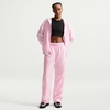 Nike Women’s Sportswear Classic Mid-Rise Open-Hem Pants(Pink Foam/White/Sail)