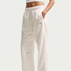 Nike Women’s Sportswear Classic Mid-Rise Open-Hem Pants(Sail/Black)