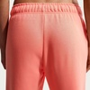 Nike Women’s Sportswear Club Fleece Mid-Rise Joggers(Crimson Bliss/White)
