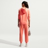 Nike Women’s Sportswear Club Fleece Mid-Rise Joggers(Crimson Bliss/White)