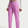 Nike Women’s Sportswear Club Fleece Mid-Rise Joggers(Light Magenta/Heather/White)