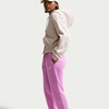 Nike Women’s Sportswear Club Fleece Mid-Rise Joggers(Light Magenta/Heather/White)