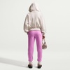 Nike Women’s Sportswear Club Fleece Mid-Rise Joggers(Light Magenta/Heather/White)