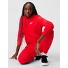 Nike Women’s Sportswear Club Fleece Mid-Rise Joggers(University Red/White)