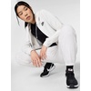 Nike Women’s Sportswear Club Fleece Mid-Rise Oversized Sweatpants(Birch Heather/Black)