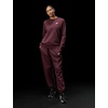 Nike Women’s Sportswear Club Fleece Mid-Rise Oversized Sweatpants(Burgundy Crush/White)