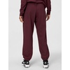 Nike Women’s Sportswear Club Fleece Mid-Rise Oversized Sweatpants(Burgundy Crush/White)