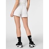 Nike Womens Sportswear Club Fleece Mid-Rise Shorts(Birch Heather/Black)