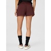 Nike Womens Sportswear Club Fleece Mid-Rise Shorts(Burgundy Crush/White)