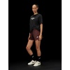 Nike Womens Sportswear Club Fleece Mid-Rise Shorts(Burgundy Crush/White)