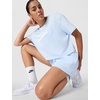 Nike Womens Sportswear Club Fleece Mid-Rise Shorts(Celestine Blue/White)