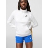 Nike Womens Sportswear Club Fleece Mid-Rise Shorts(Game Royal/White)