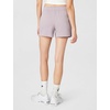Nike Womens Sportswear Club Fleece Mid-Rise Shorts(Light Violet Ore/White)