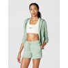 Nike Womens Sportswear Club Fleece Mid-Rise Shorts(Steam/White)