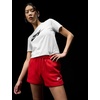 Nike Womens Sportswear Club Fleece Mid-Rise Shorts(University Red/White)
