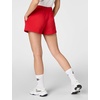 Nike Womens Sportswear Club Fleece Mid-Rise Shorts(University Red/White)
