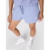 Nike Womens Sportswear Club Fleece Mid-Rise Shorts(World Indigo/White)
