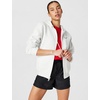 Nike Women’s Studio Fleece Full Zip Hoody(Birch Heather/Black)