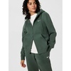 Nike Women’s Studio Fleece Full Zip Hoody(Camo Green/Sail)