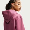 Nike Women’s Studio Fleece Full Zip Hoody(Pink Smoke/White)