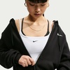 Nike Women’s Studio Fleece Full Zip Hoody(Total Black/Sail)