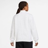 Nike Women’s Studio Fleece Quarter Zip Pullover(Birch Heather/Black)