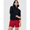 Nike Women’s Studio Fleece Quarter Zip Pullover(Black/Sail)