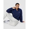 Nike Women’s Studio Fleece Quarter Zip Pullover(Midnight Navy/Sail)
