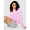 Nike Women’s Studio Fleece Quarter Zip Pullover(Pink Rise/Sail)