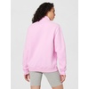 Nike Women’s Studio Fleece Quarter Zip Pullover(Pink Rise/Sail)
