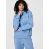 Nike Women’s Studio Fleece Quarter Zip Pullover(Work Blue/Sail)