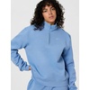 Nike Women’s Studio Fleece Quarter Zip Pullover(Work Blue/Sail)