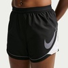 Nike Women’s Tempo Swoosh Dri-FIT Running Shorts(Black/White/Cool Grey)